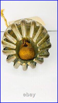 Vintage Brass Elephant Claw Bell, 5 Tall