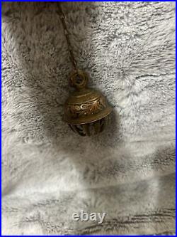 Vintage Brass Indian Elephant Claw Bell Wind Chime