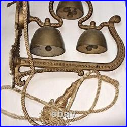 Vintage Brass Monastery Entrance Bells From Villa Maria Minnesota