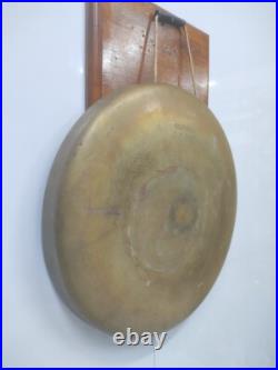 Vintage Brass Nautical Gong Bell Arduinc Round Ship Decor Maritime Gift