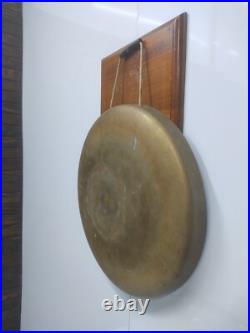 Vintage Brass Nautical Gong Bell Arduinc Round Ship Decor Maritime Gift