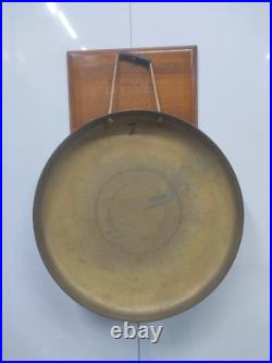 Vintage Brass Nautical Gong Bell Arduinc Round Ship Decor Maritime Gift