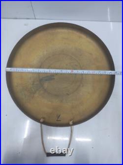 Vintage Brass Nautical Gong Bell Arduinc Round Ship Decor Maritime Gift