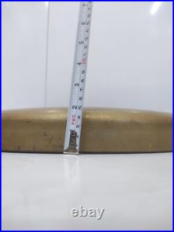 Vintage Brass Nautical Gong Bell Arduinc Round Ship Decor Maritime Gift