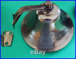 Vintage Brass Ship Stockburger Clock, Barometer, Bell, Stern Lantern, Set