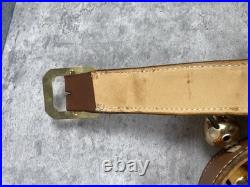 Vintage Brass Sleigh Bells 51 Equestrian Leather Strap 16 Graduating Bells