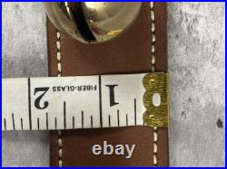 Vintage Brass Sleigh Bells 51 Equestrian Leather Strap 16 Graduating Bells