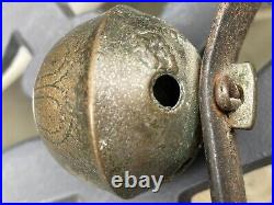 Vintage Brass Sleigh Bells Crotal Rumble Sleigh Bells 14 Bells Graduated