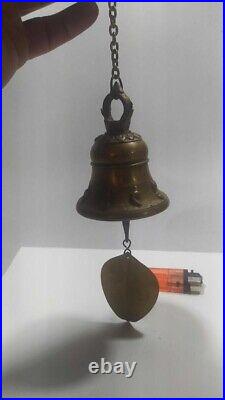 Vintage Brass Wind Bell Good Condition Collectables