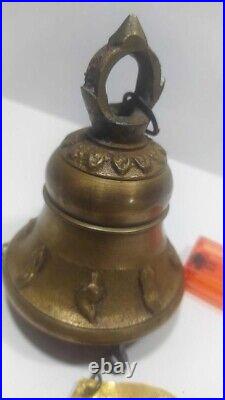 Vintage Brass Wind Bell Good Condition Collectables