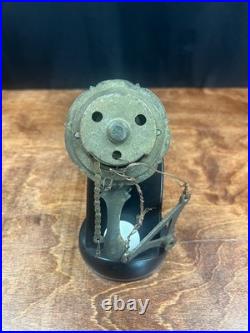 Vintage Brass and Porcelain Servants Bell Lever