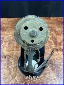 Vintage Brass and Porcelain Servants Bell Lever