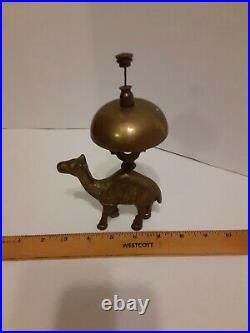 Vintage Bronze Camol Bell Antique Lobby Bell