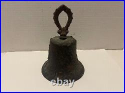 Vintage Bronze Ceremonial Mission Bell Mexico 1888 Church Cathedral