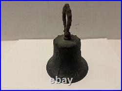 Vintage Bronze Ceremonial Mission Bell Mexico 1888 Church Cathedral