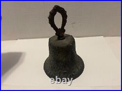 Vintage Bronze Ceremonial Mission Bell Mexico 1888 Church Cathedral
