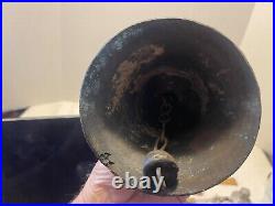 Vintage Bronze Ceremonial Mission Bell Mexico 1888 Church Cathedral