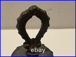 Vintage Bronze Ceremonial Mission Bell Mexico 1888 Church Cathedral