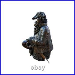 Vintage Bronze Primate Pirate Monkey Chimpanzee Figurine Table Bell Patina EUC