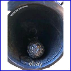 Vintage Bronze Primate Pirate Monkey Chimpanzee Figurine Table Bell Patina EUC