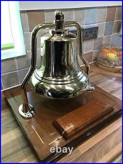 Vintage Cast Bronze/Brass Ships/Fire Bell Maritime Marine Boat Yacht Mancave