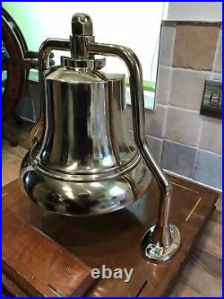 Vintage Cast Bronze/Brass Ships/Fire Bell Maritime Marine Boat Yacht Mancave