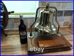 Vintage Cast Bronze/Brass Ships/Fire Bell Maritime Marine Boat Yacht Mancave