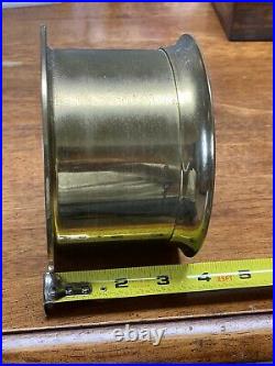 Vintage Chelsea Boston Shipstrike Clock Bell 6 With Key