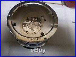 Vintage Chelsea Clock Co. Boston USA Ship's Bell Nickel Brass Clock 4 #587465