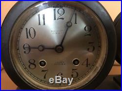 Vintage Chelsea Sips Bell Clock & Barometer Terheyden Co Pittsburgh