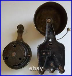 Vintage Collectible Servants Bell And Porcelain Brass Control Switch. Antique