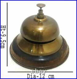 Vintage Counter Front Table Style Solid Brass Desk Bell Antique Brass LOT OF10