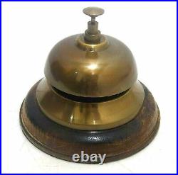 Vintage Counter Front Table Style Solid Brass Desk Bell Antique Brass LOT OF10