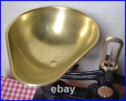 Vintage English Librasco Kitchen Scales 7 Librasco Brass Bell Weights