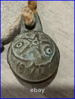 Vintage Etched Brass Bells Made in India 7 Different Bells