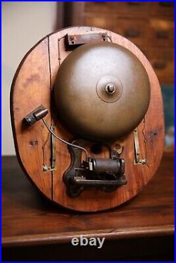 Vintage Fire Alarm boxing bell industrial gym School House sports bar ringer