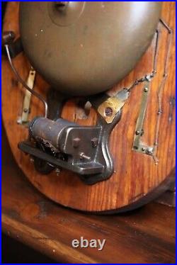 Vintage Fire Alarm boxing bell industrial gym School House sports bar ringer