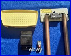 Vintage Friedland Long Tube Door Bell Chime C75 Bakelite Transformer Push Button