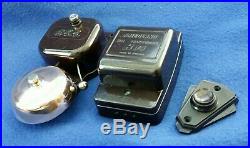 Vintage Gec Electric Bakelite Brass Bell Transformer Door Butler Shop Bell Push