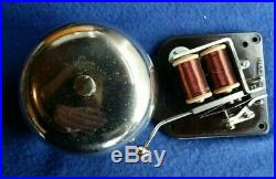 Vintage Gec Electric Bakelite Brass Bell Transformer Door Butler Shop Bell Push