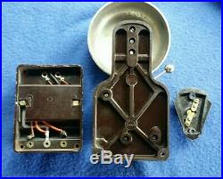 Vintage Gec Electric Bakelite Brass Bell Transformer Door Butler Shop Bell Push