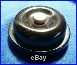 Vintage Gec Electric Bakelite Brass Bells Transformer Door Butler Shop Bell Push