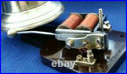 Vintage Gec Electric Bakelite Brass Door Bell & Buzzer Transformer Push Button