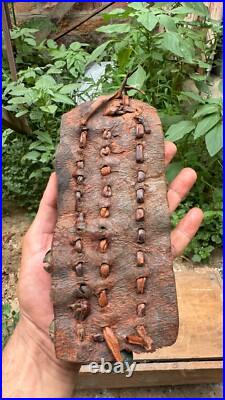 Vintage Hand Made Brass Indian Folk Dancer Ankle Tying Bell Belt Ghungroo Anklet