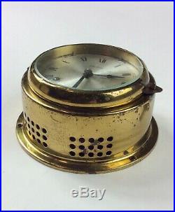 Vintage Hermle Ships bell clock Germany Old Nautical