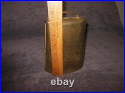 Vintage Holstein Cow Bell Large Size No. 1 with Label Blum Mfg Brass Great Sound