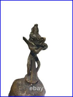 Vintage Indonesian Brass Bell with Garuda