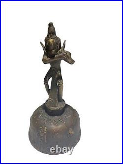 Vintage Indonesian Brass Bell with Garuda