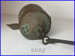 Vintage Jeff Cross Harmony Hollow Bronze HHBW Wind Chime Bell 20