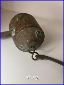 Vintage Jeff Cross Harmony Hollow Bronze HHBW Wind Chime Bell 20